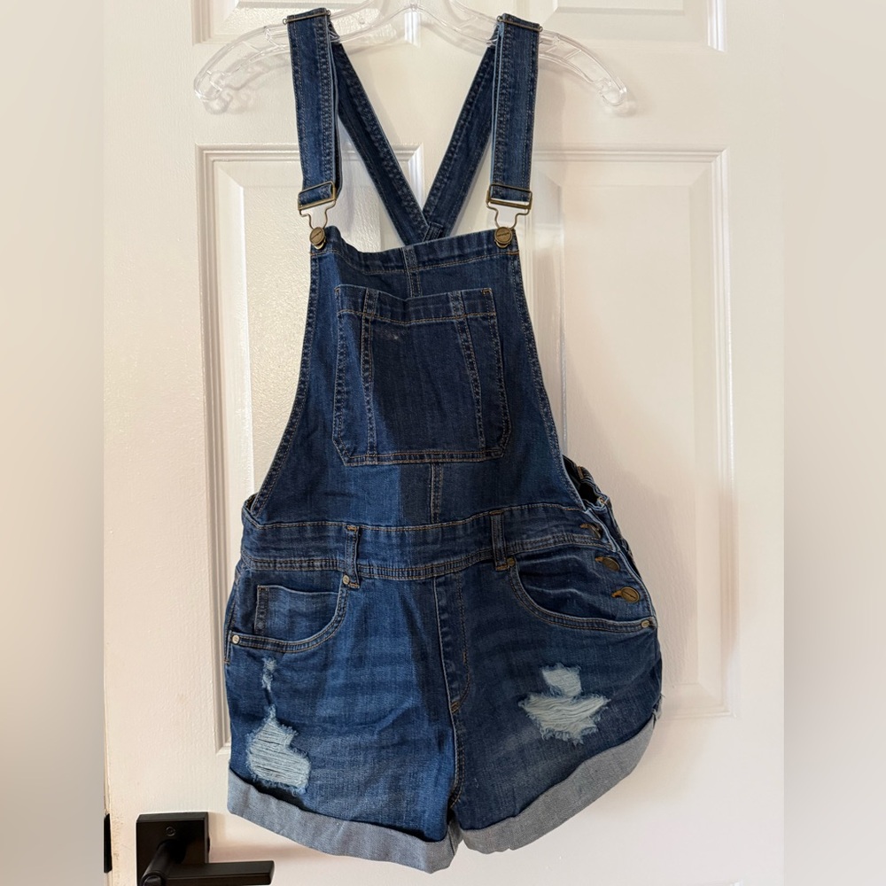 P56- Dollhouse Blue Denim Overalls
